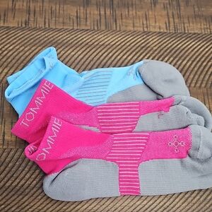 Tommie Copper Pink / Blue Gray Socks‎ Set NEW